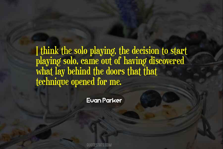 Evan Parker Quotes #517856