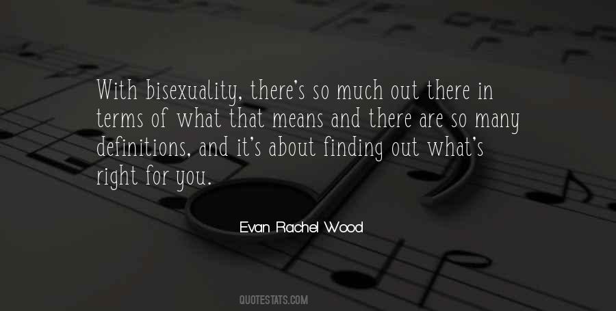 Evan Rachel Wood Quotes #228625