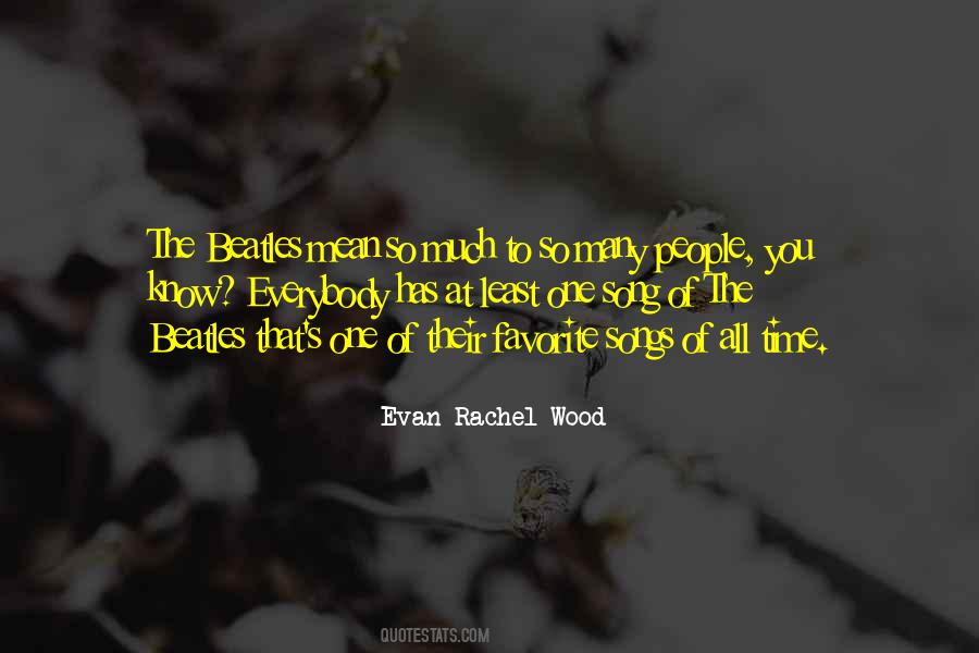 Evan Rachel Wood Quotes #724068