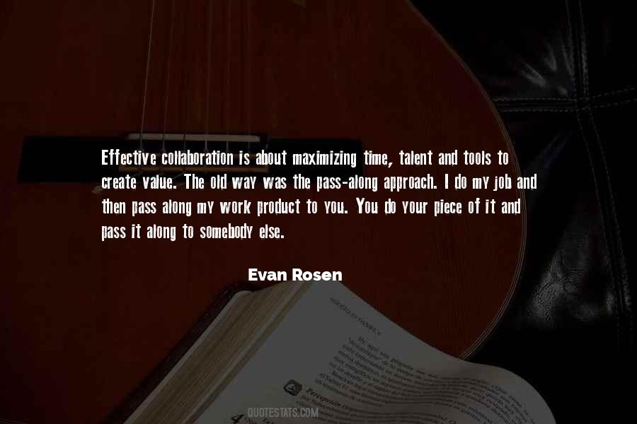 Evan Rosen Quotes #1109855