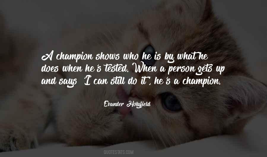 Evander Holyfield Quotes #1079728