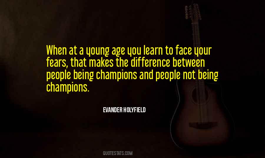 Evander Holyfield Quotes #1692175