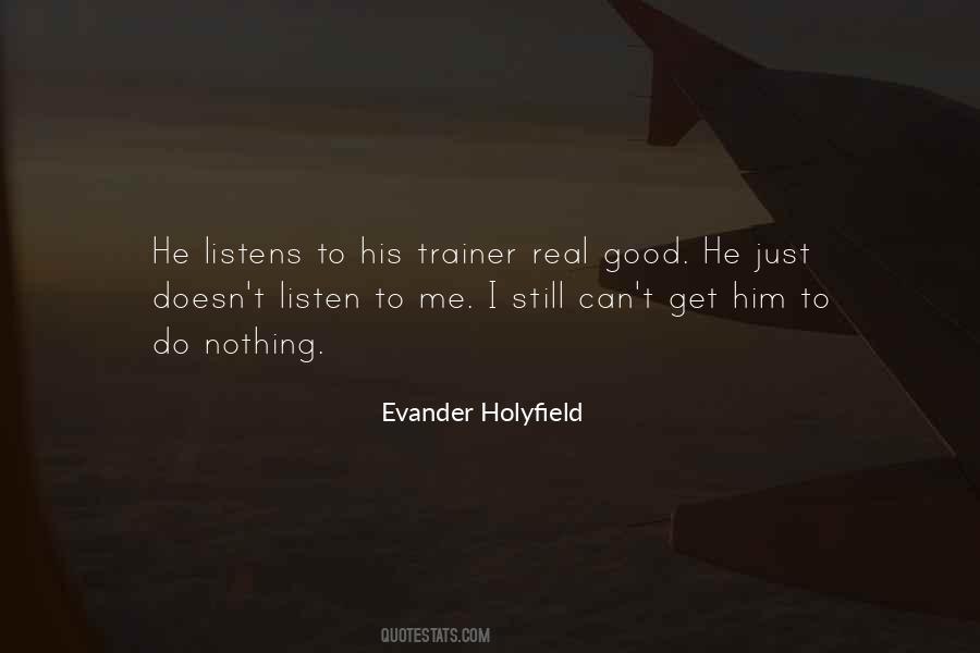 Evander Holyfield Quotes #869690