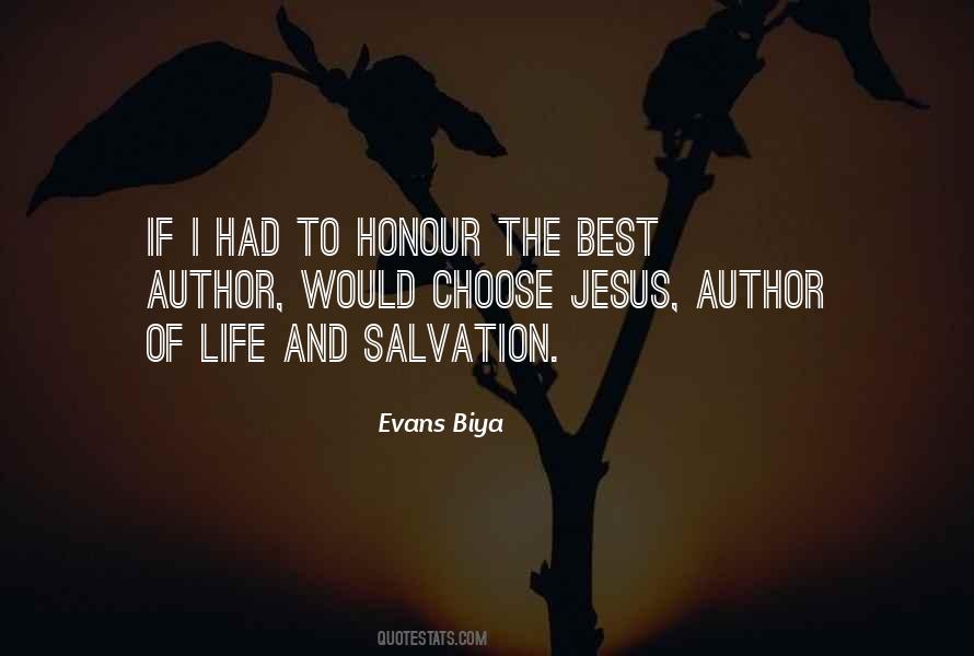 Evans Biya Quotes #993027