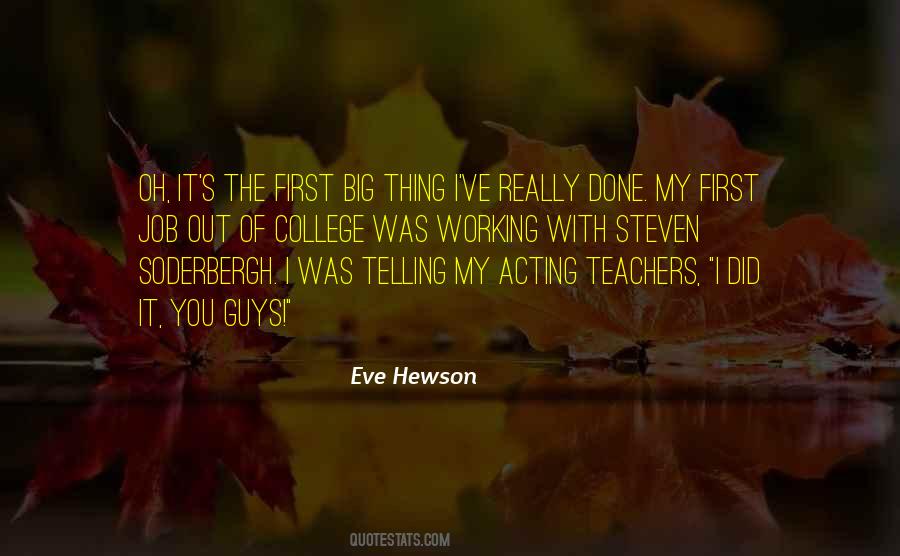 Eve Hewson Quotes #1052423