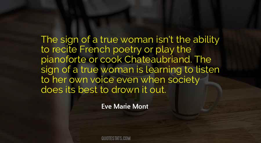 Eve Marie Mont Quotes #751531 Eve Marie Mont Quotes #751531