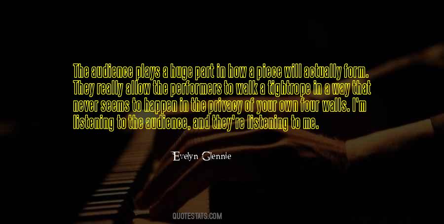 Evelyn Glennie Quotes #228886