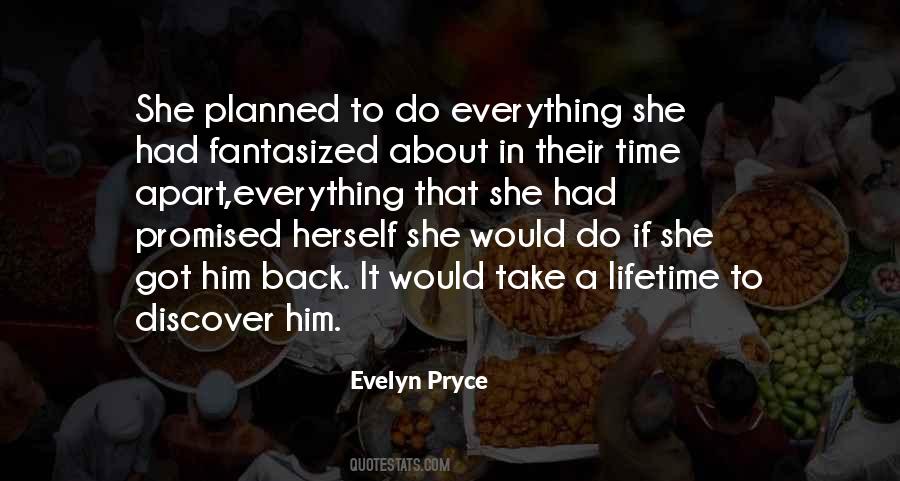 Evelyn Pryce Quotes #1107289