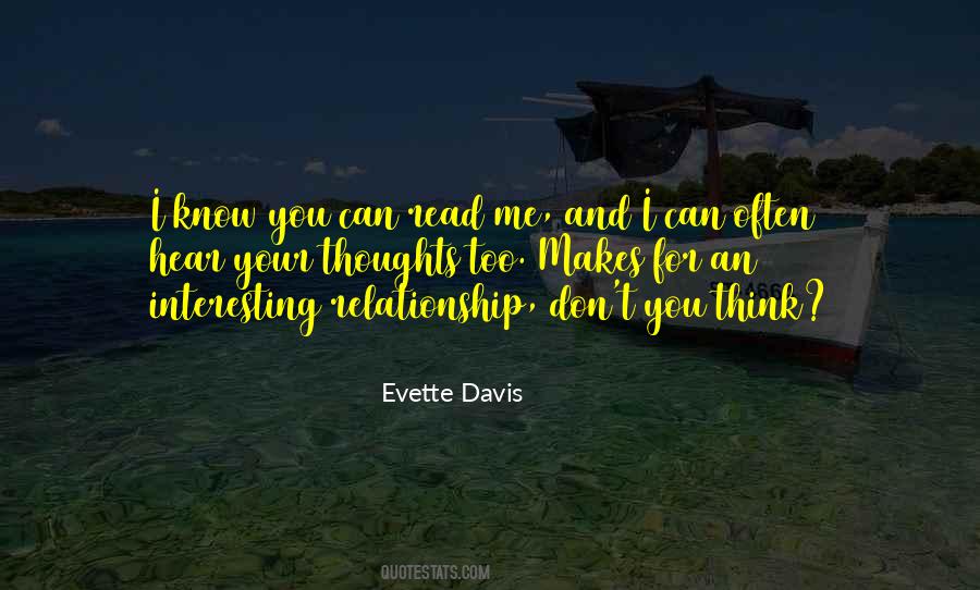 Evette Davis Quotes #1285536