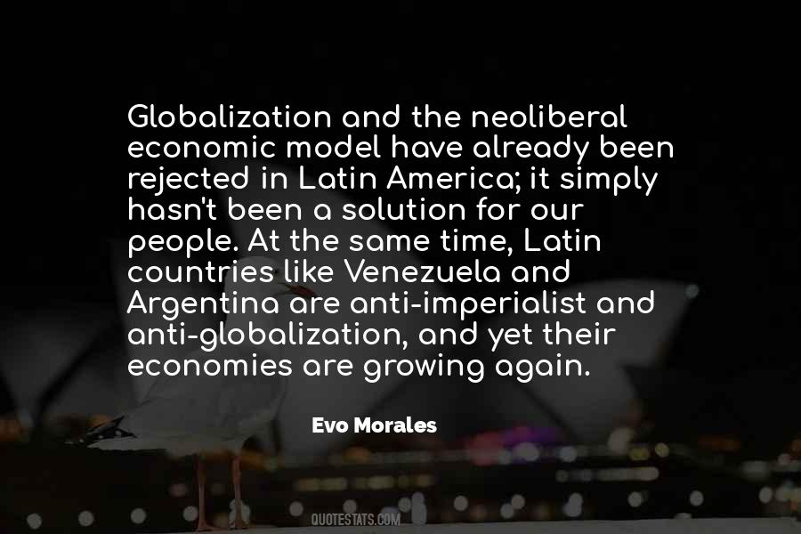 Evo Morales Quotes #274435