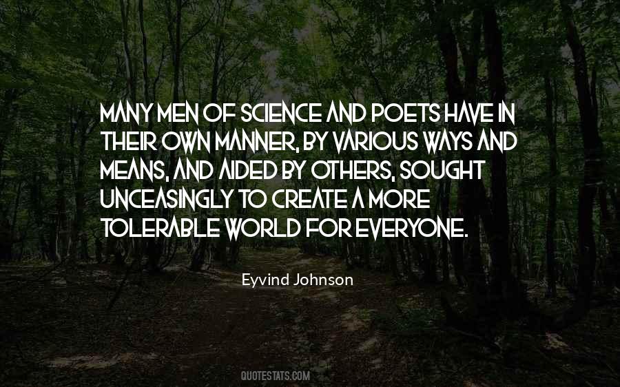 Eyvind Johnson Quotes #541530