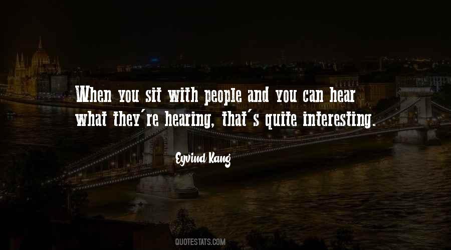 Eyvind Kang Quotes #221289