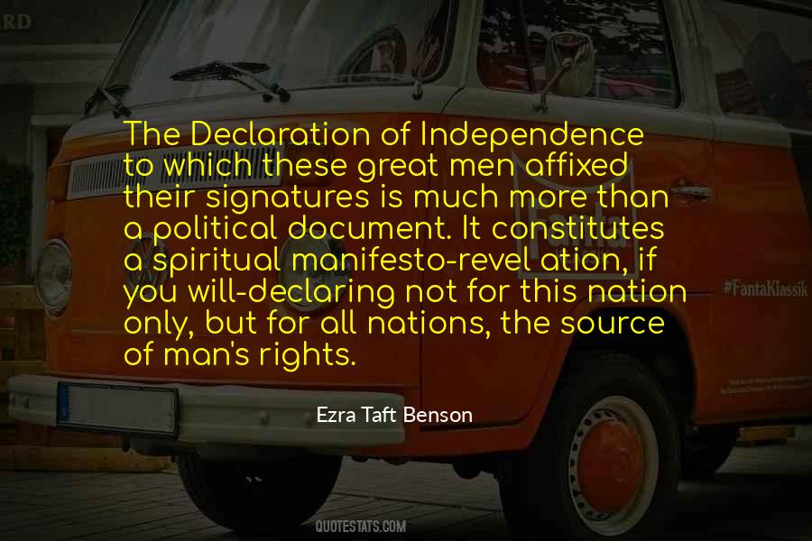 Ezra Taft Benson Quotes #1248078