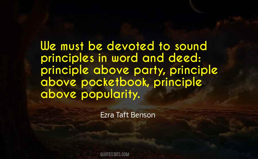 Ezra Taft Benson Quotes #1393486