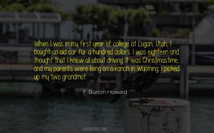 F. Burton Howard Quotes #754842