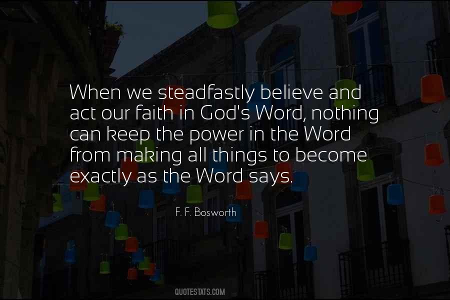 F. F. Bosworth Quotes #193917