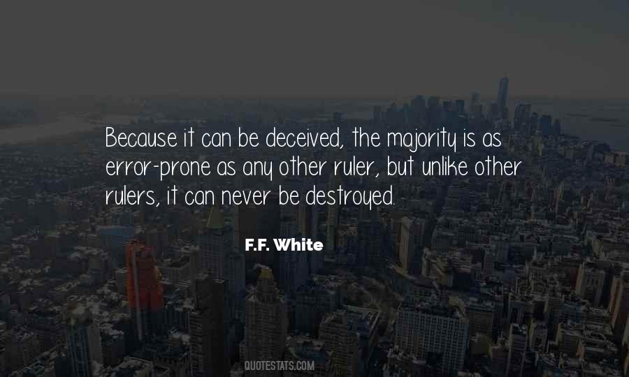 F.F. White Quotes #802406
