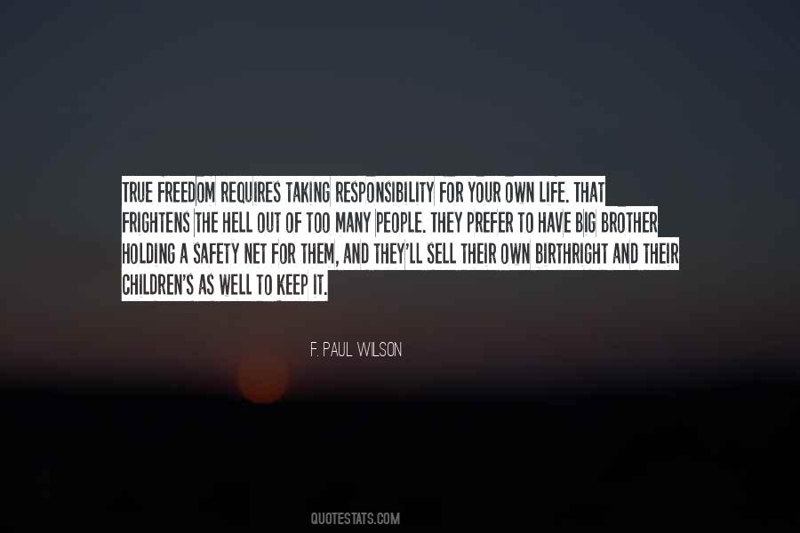 F. Paul Wilson Quotes #703366