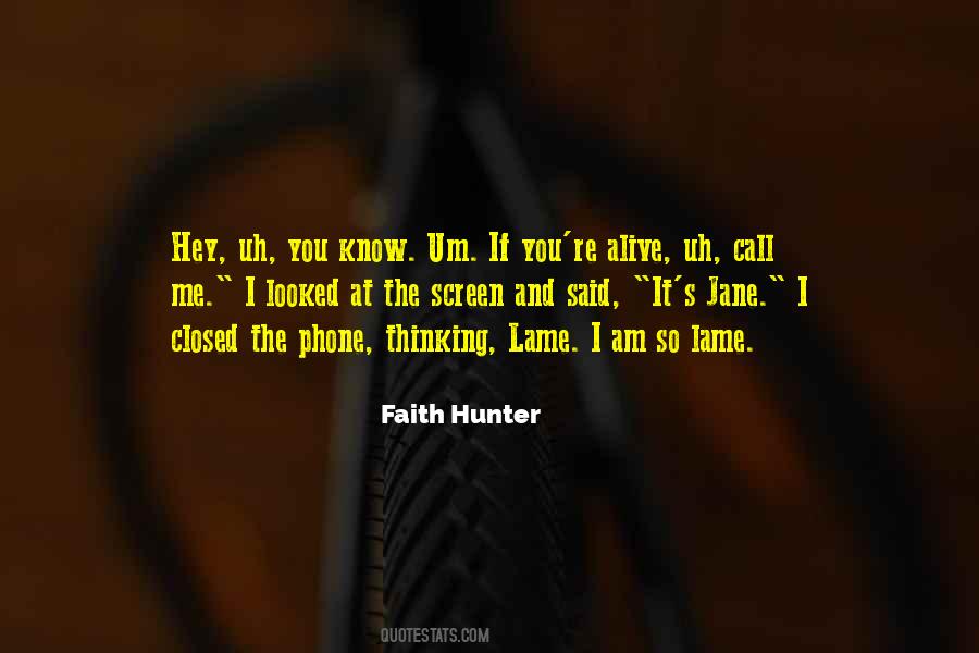 Faith Hunter Quotes #1562398