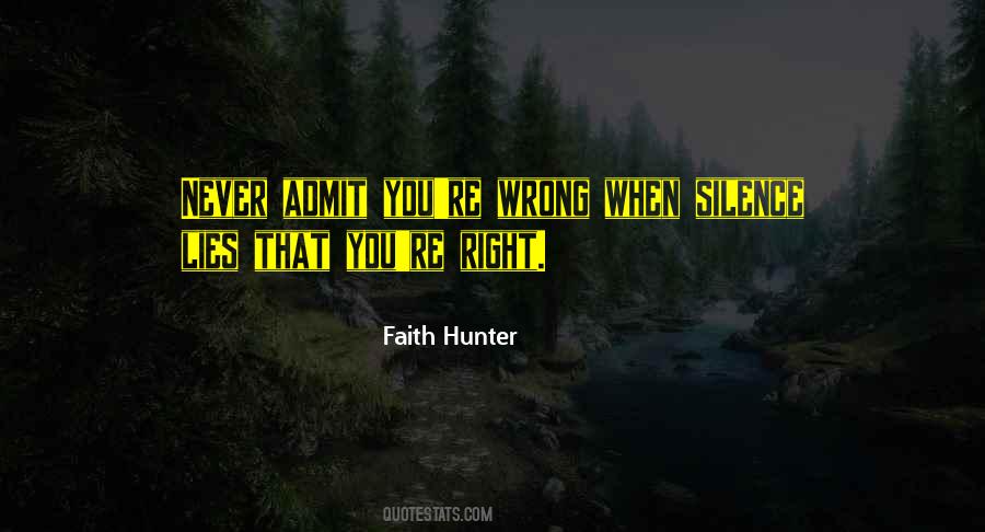 Faith Hunter Quotes #672940