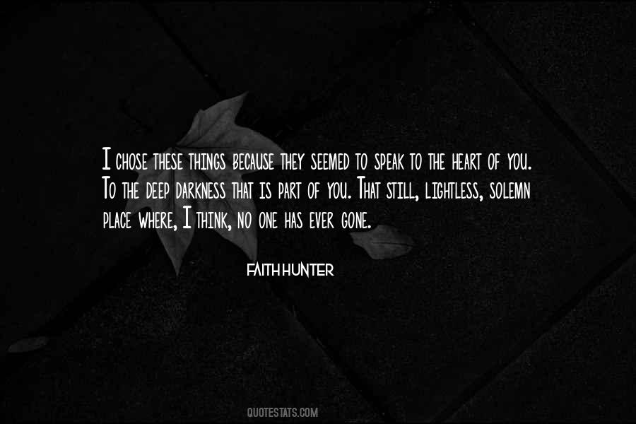 Faith Hunter Quotes #709711