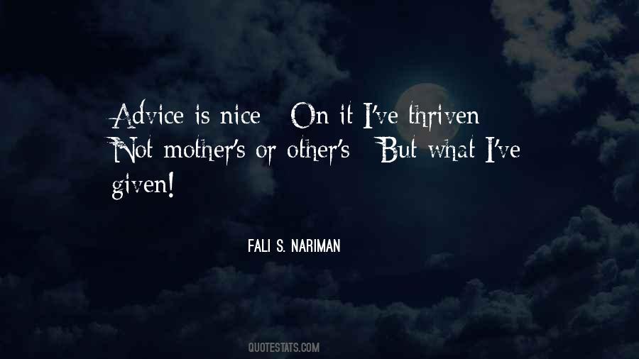 Fali S. Nariman Quotes #1742675 Fali S. Nariman Quotes #1742675