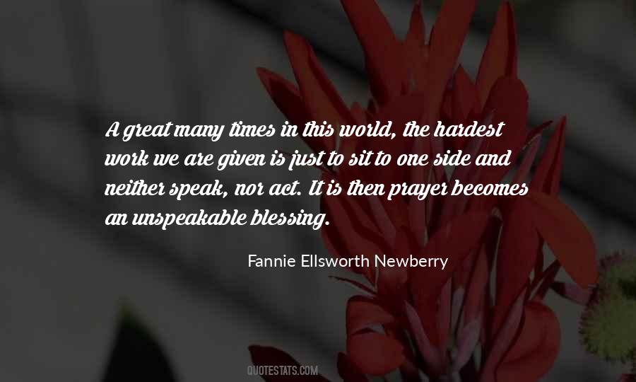 Fannie Ellsworth Newberry Quotes #1260255