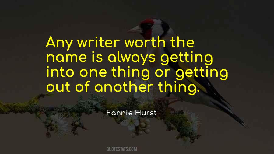 Fannie Hurst Quotes #1486038