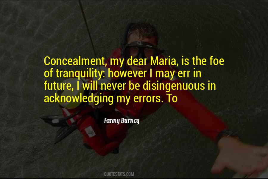 Fanny Burney Quotes #1867976