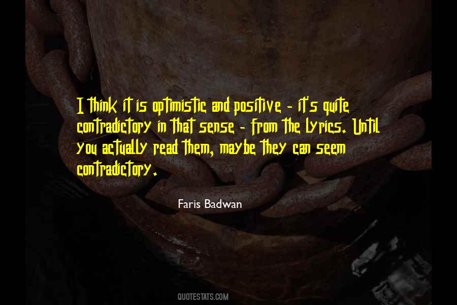 Faris Badwan Quotes #1851210