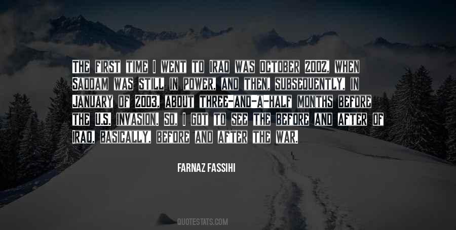 Farnaz Fassihi Quotes #1785764