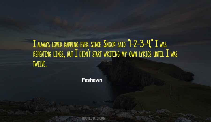 Fashawn Quotes #1352761