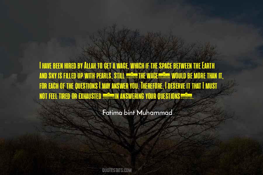 Fatima Bint Muhammad Quotes #220000