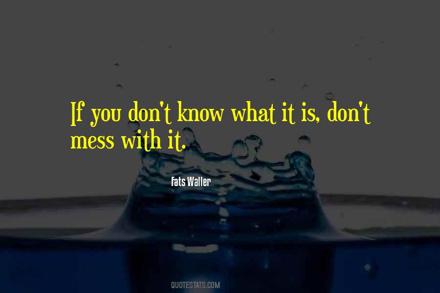 Fats Waller Quotes #1063134