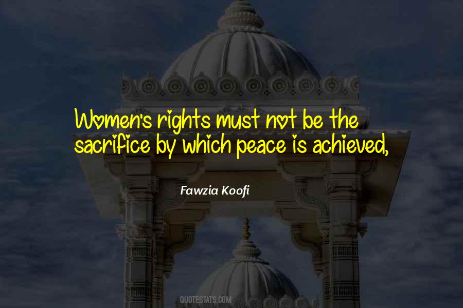 Fawzia Koofi Quotes #510993