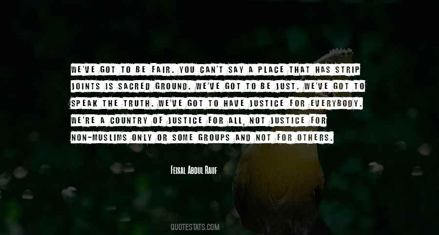 Feisal Abdul Rauf Quotes #1036024