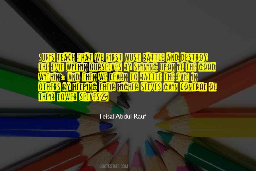 Feisal Abdul Rauf Quotes #1097121