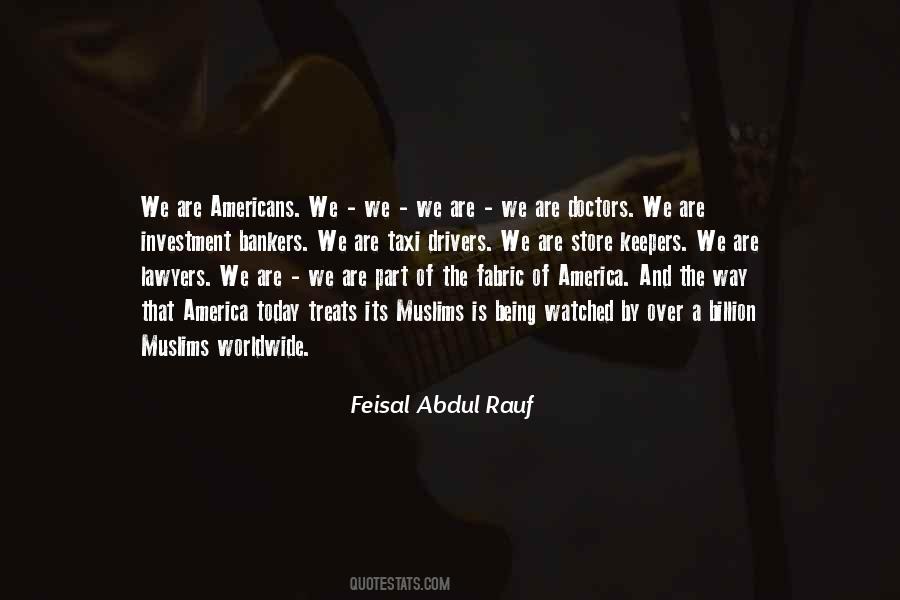 Feisal Abdul Rauf Quotes #1101044