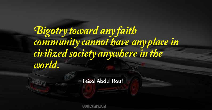 Feisal Abdul Rauf Quotes #1668127