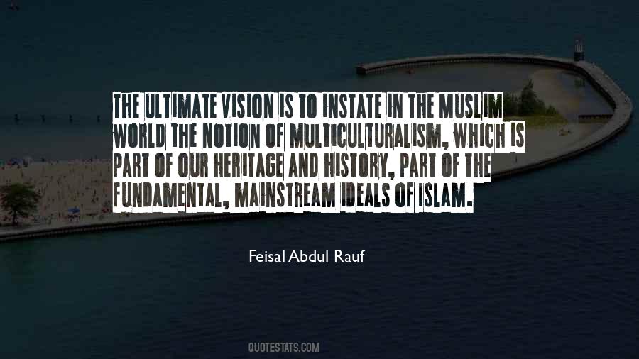Feisal Abdul Rauf Quotes #1695822