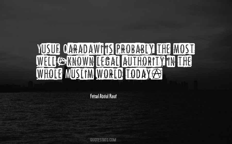 Feisal Abdul Rauf Quotes #309328
