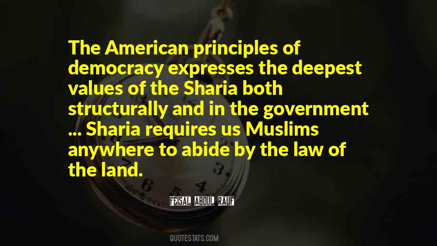 Feisal Abdul Rauf Quotes #557245