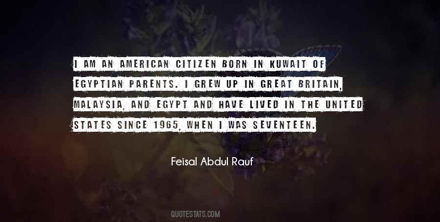 Feisal Abdul Rauf Quotes #974580