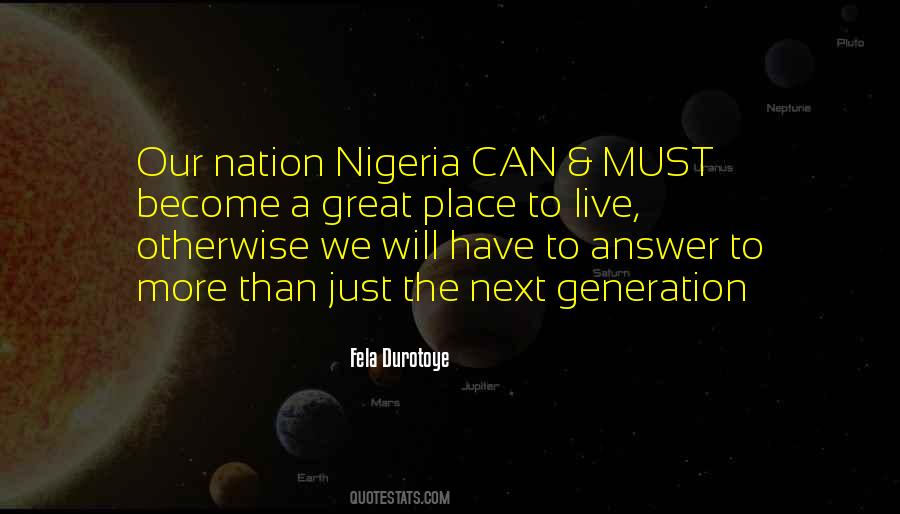 Fela Durotoye Quotes #1003403