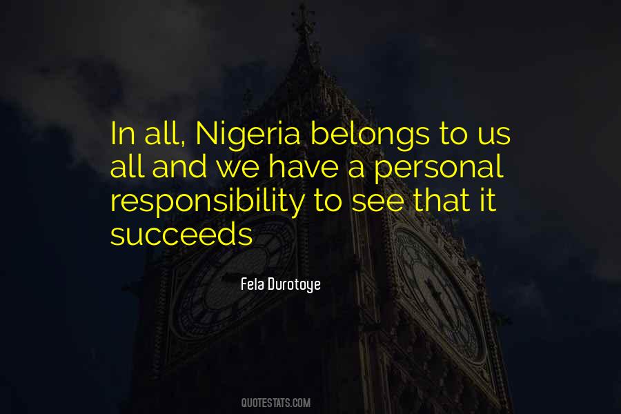 Fela Durotoye Quotes #1333603