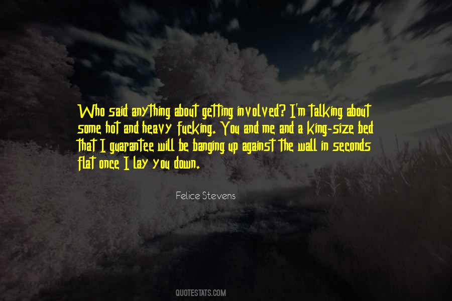 Felice Stevens Quotes #965857