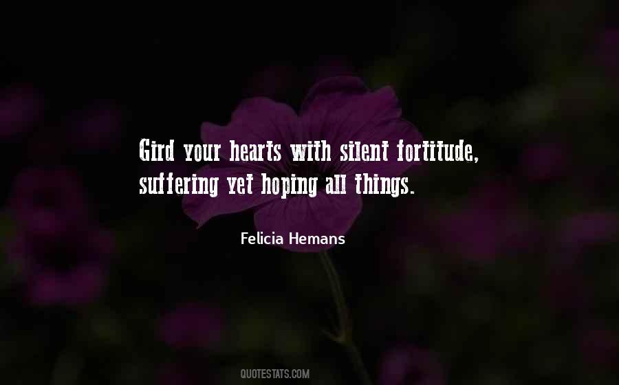 Felicia Hemans Quotes #1069627