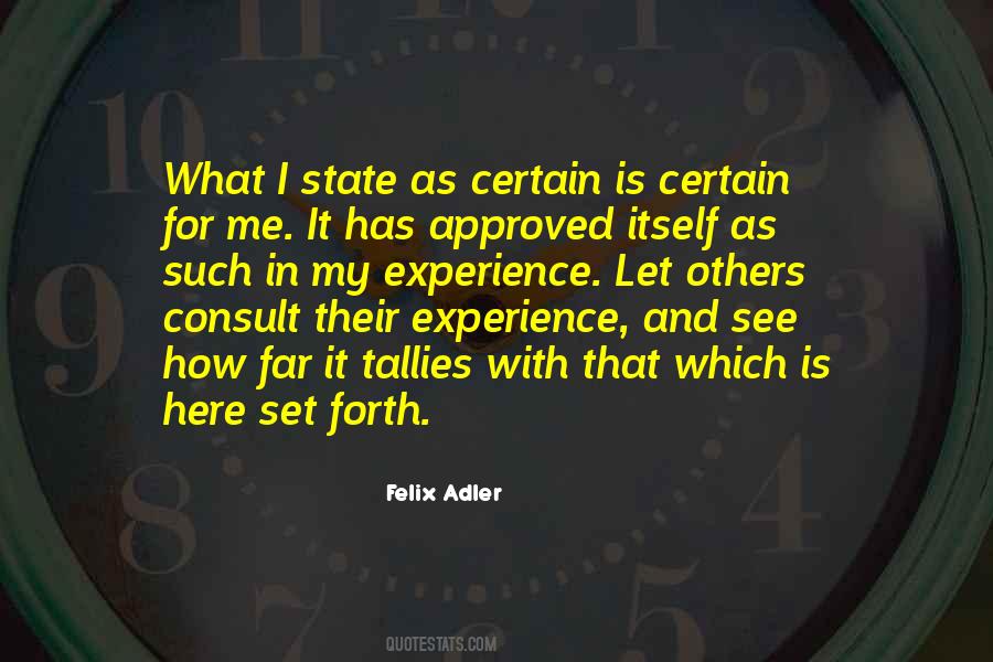 Felix Adler Quotes #535328