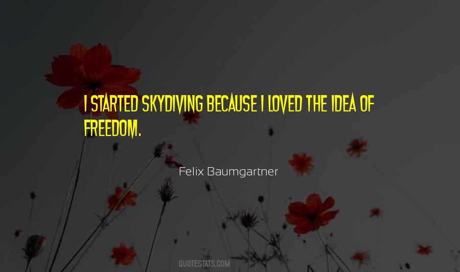 Felix Baumgartner Quotes #469990