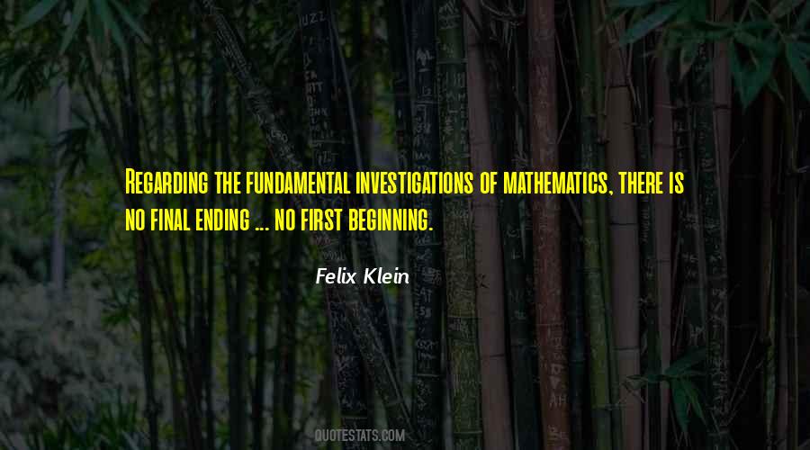Felix Klein Quotes #1331835